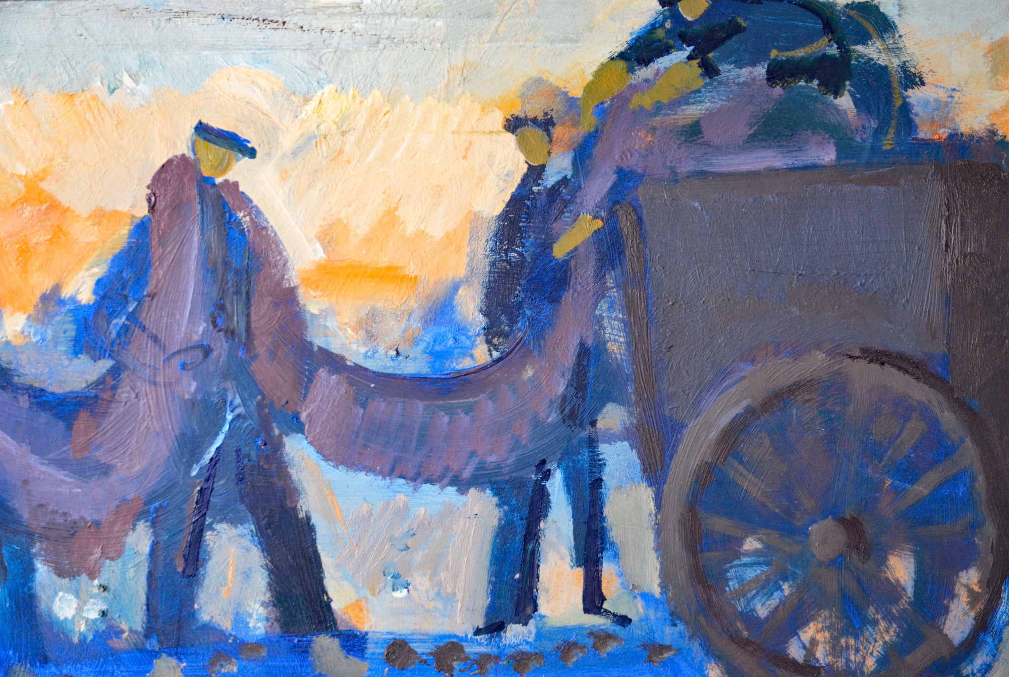 Workers at Dusk