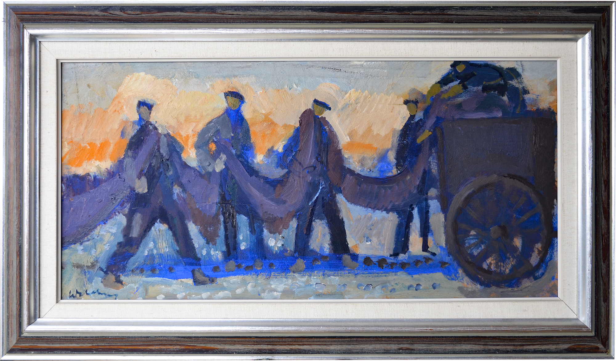 Workers at Dusk