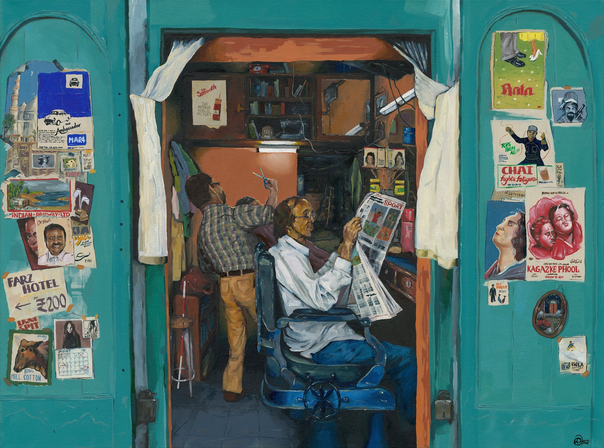 The Blind Barber (Limited Edition Print)