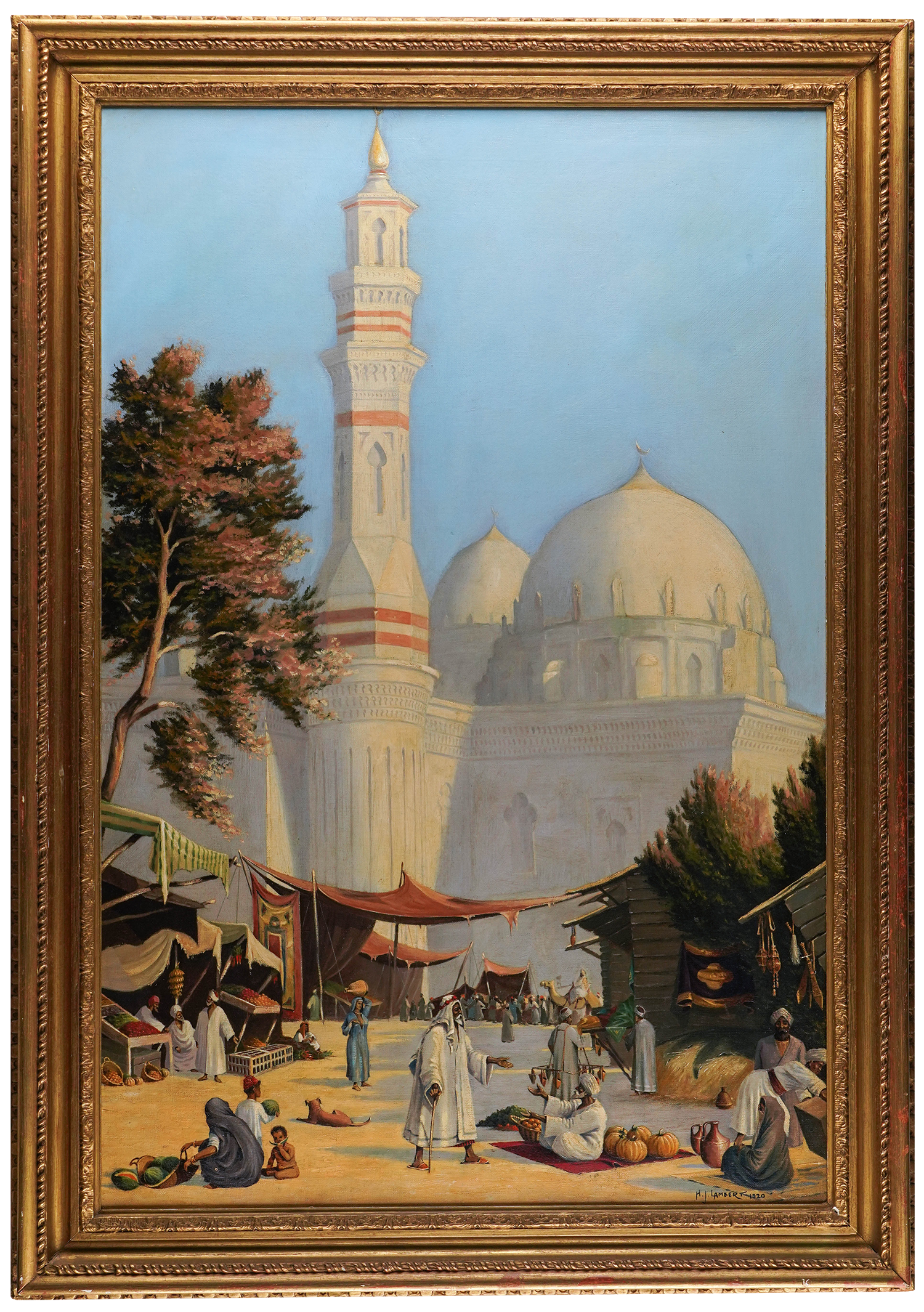 Oriental Market Scene