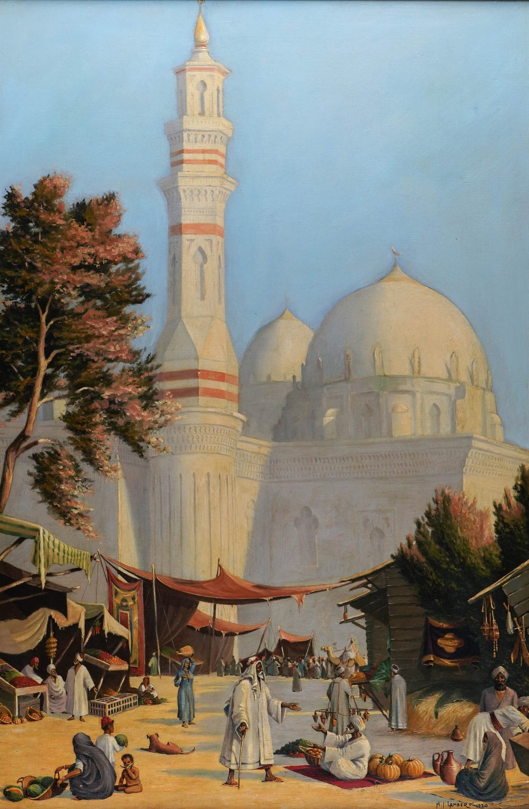 Oriental Market Scene