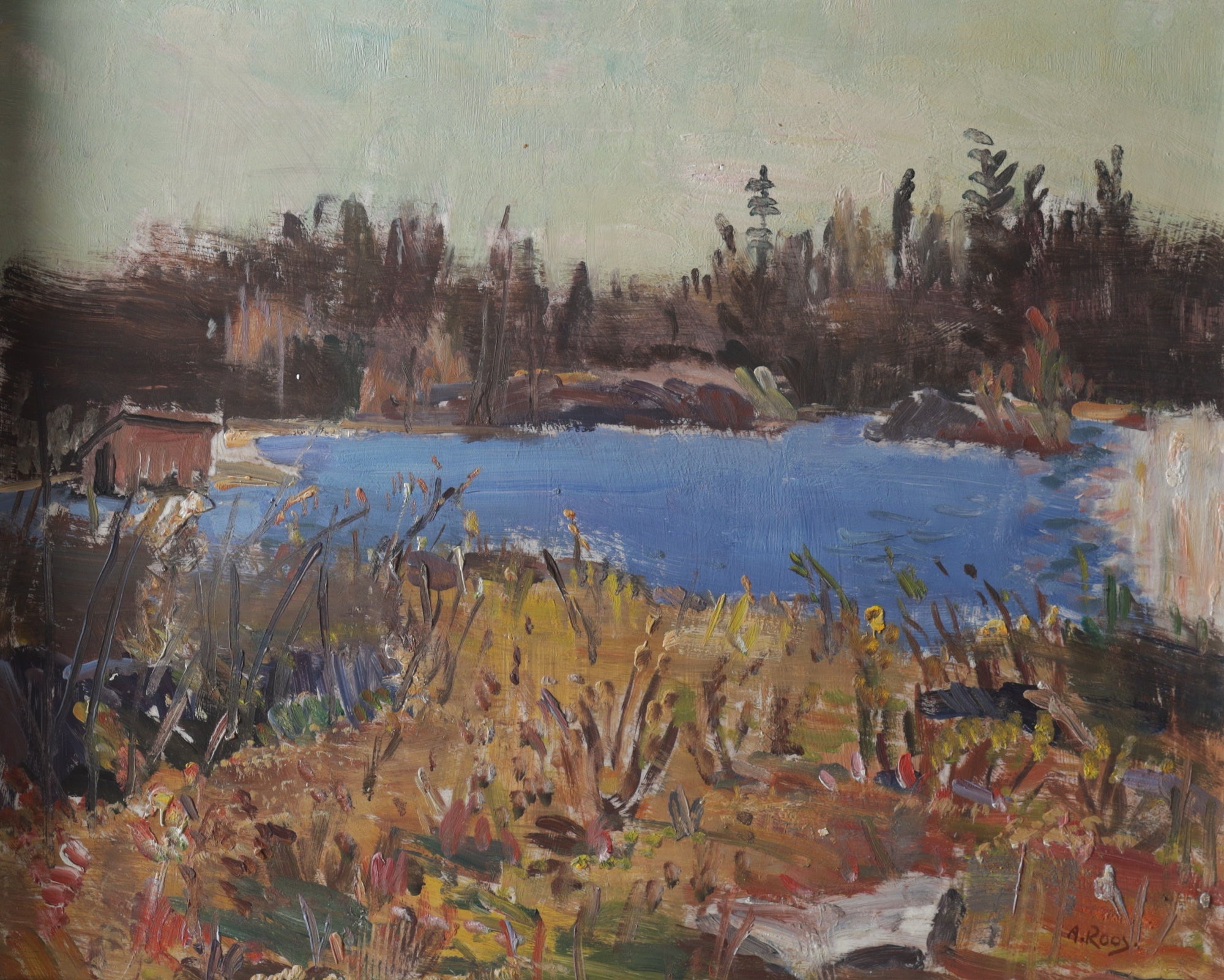 Thaw at the Woodland Shore